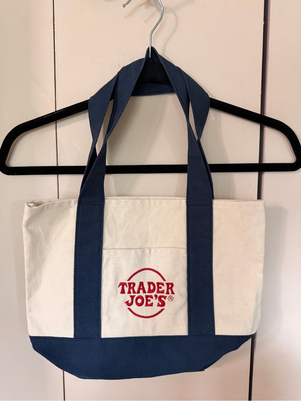 Trader Joe’s Mini Canvas Tote- Navy